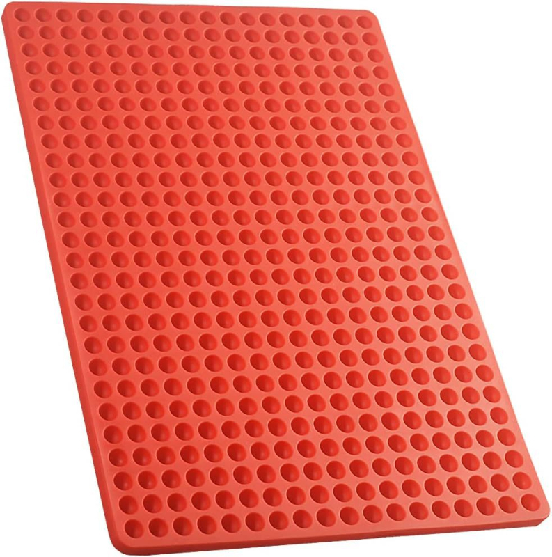 Silikonski kalup za gumene bombone, pravokutni, moderni minimalistični stil