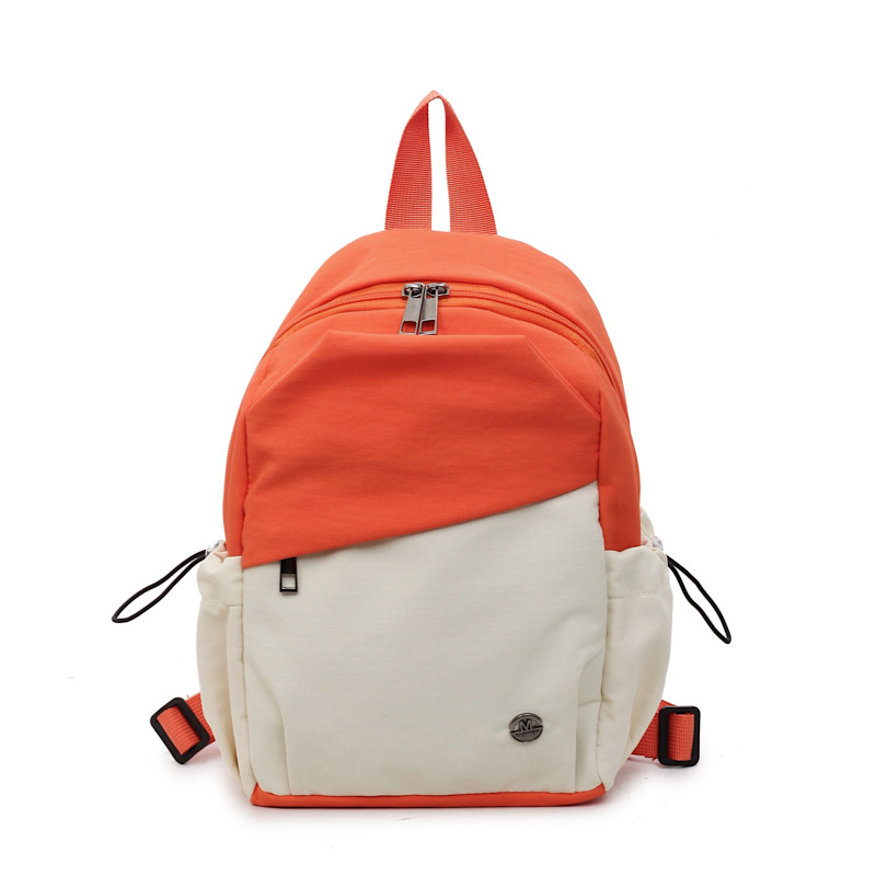 Unisex nylon ruksak s jastuком zraka na naramnicama, uličnog stila, pogodan za 10-inčni prijenosnik, prozračan, za svakodnevnu upotrebu