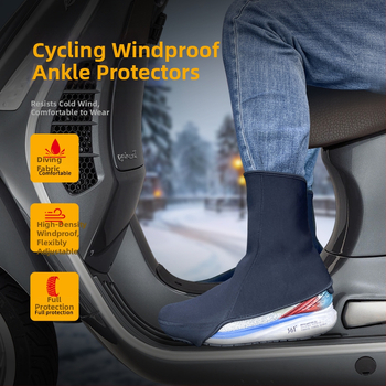 Žieminės dviračių kojų apsaugos – Msorock, nardymo medžiaga, blauzdos apsauga, universalus dydis, žiemos lauko naudojimas