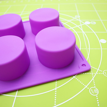 Nyolc üreges kör alakú szilikon forma süteményekhez, tortákhoz, tartekhoz és csokoládéhoz