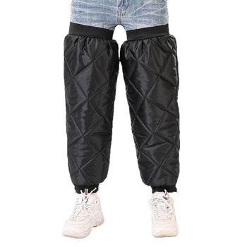 Téli motorkerékpár-vezetéshez térd- és vádliszvédő, poliészter rostból, univerzális használat