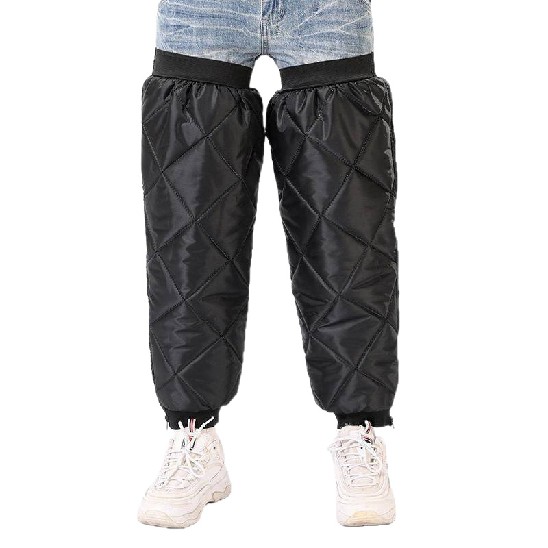 Téli motorkerékpár-vezetéshez térd- és vádliszvédő, poliészter rostból, univerzális használat