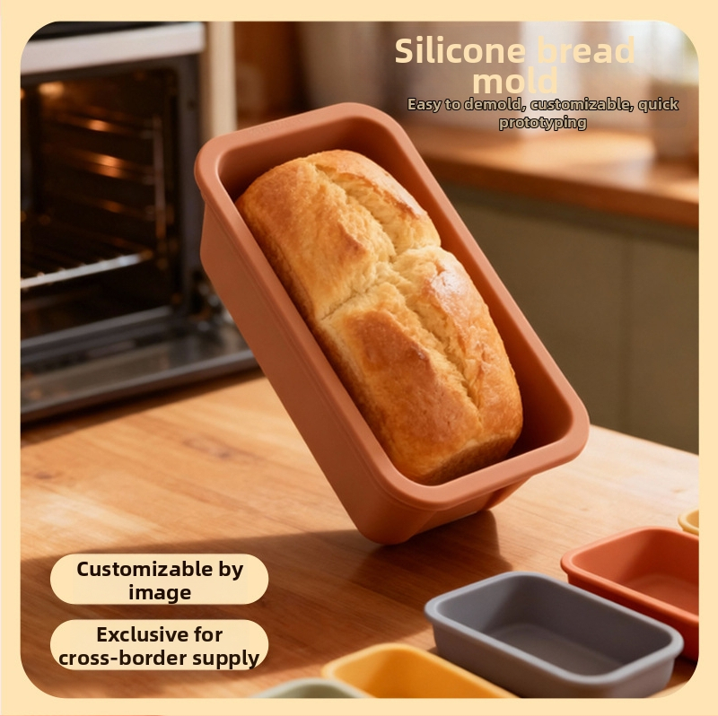 Silicone cake mold – pielāgota, izturīga pret augstām temperatūrām, gara lente maizei un tostiem