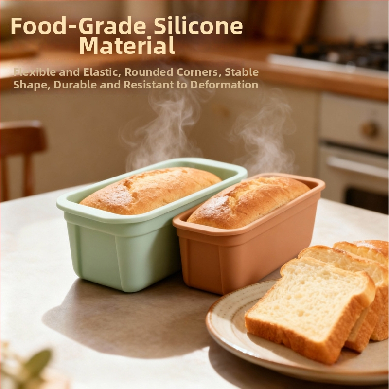 Silicone cake mold – pielāgota, izturīga pret augstām temperatūrām, gara lente maizei un tostiem