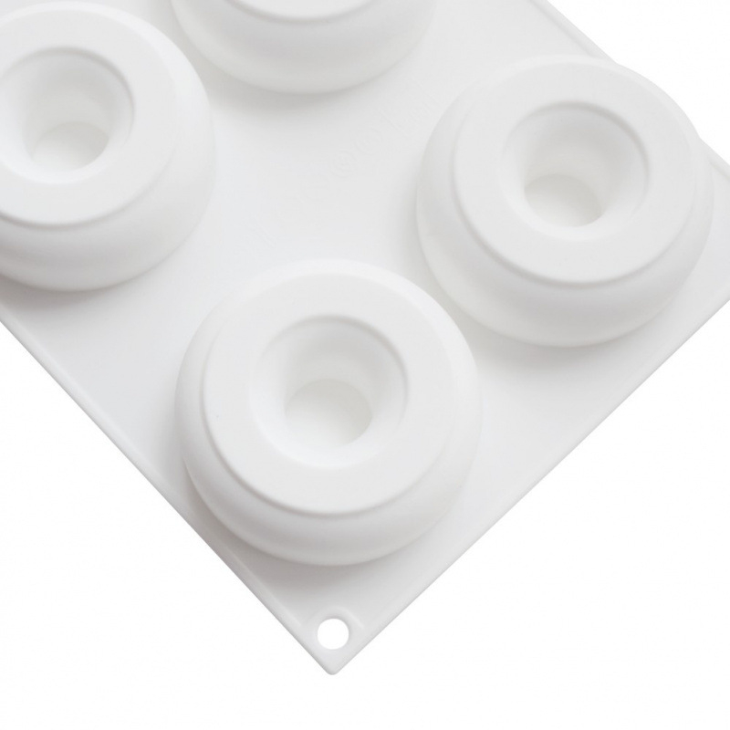 Silikonski kalup za krofnice, set od 6 komada, za DIY francusku mousse tortu