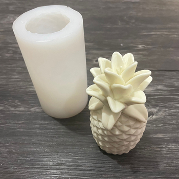 3D silikonska kalupa za ananas za kolače, svijeće i ukrasne predmete s neobičnim oblikom