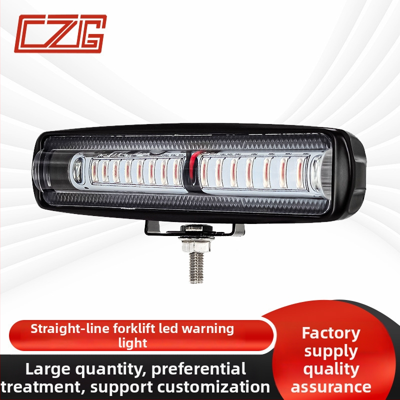 LED upozoravajuće svjetlo za viljuškar, 30W, 12-80V, 30000h, plava LED, aluminijsko kućište