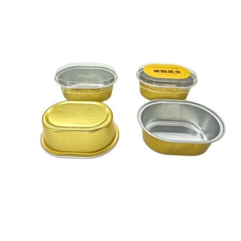 Tojás alakú sütemény forma alumíniumfóliából, sütéshez és desszertekhez; magas hőmérsékletre ellenálló; mikrohullámú sütőben és légsütőben is használható