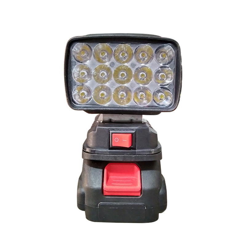 LED radna svjetiljka kompatibilna s Dewalt litijskom baterijom, s dualnim USB-om za nužno prijenosno osvjetljenje