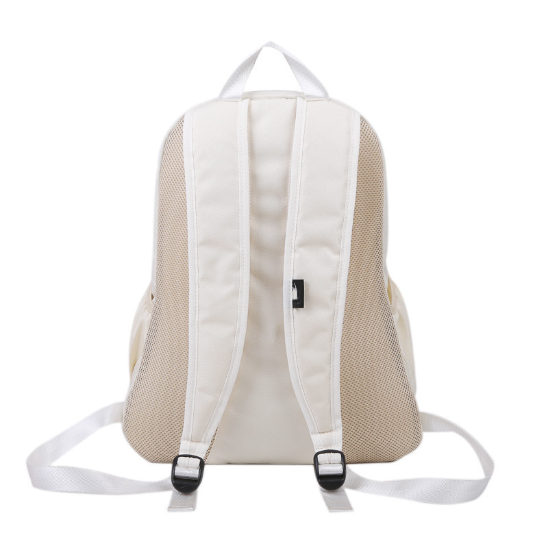 Unisex školska torba, korejskog stila, kapacitet 20–35 L, za 14-inčni prijenosnik, Oxford tkanina, ulični gradski stil