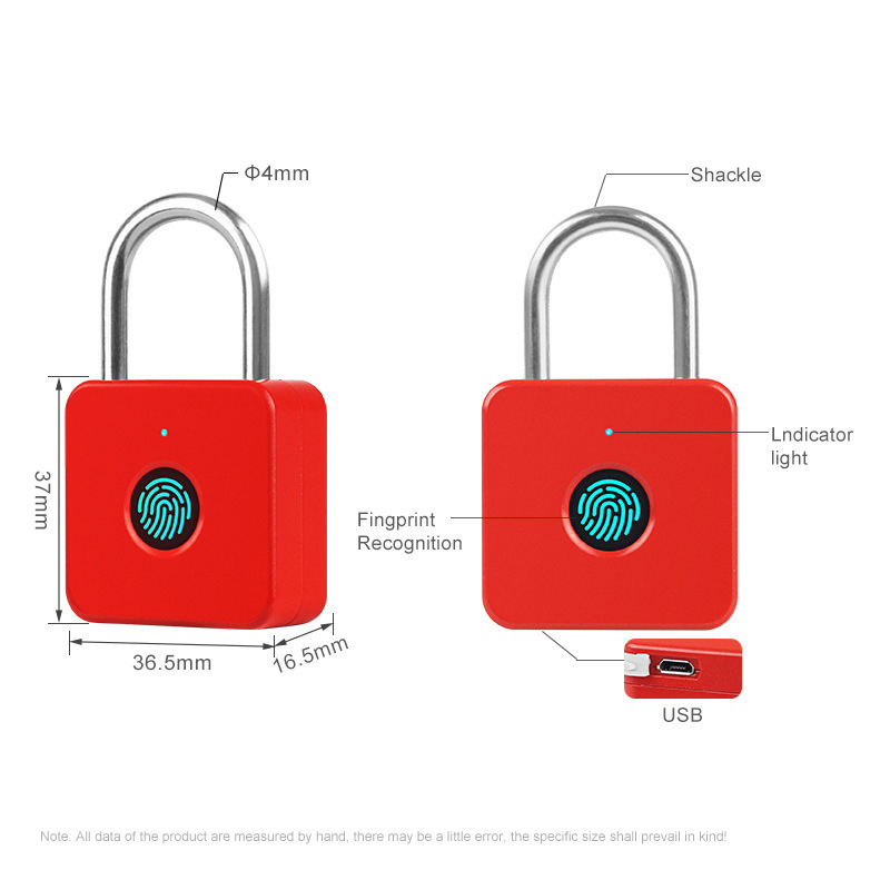 Pametni bravu s otiskom prsta PL-P6 za prtljagu i ormariće — pohranjeno 10 otisaka, više od 50 otključavanja, skeniranje 0,5 s, napajanje DC