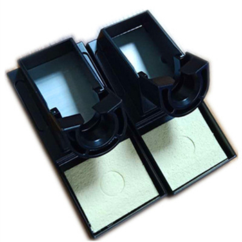 Metalni držač za lemilicu za stanice lemilice | aluminijska legura | unutarnji promjer otvora 20.0 mm | dubina utora 6.0 mm | unutarnje dimenzije utora 60×60×6 mm