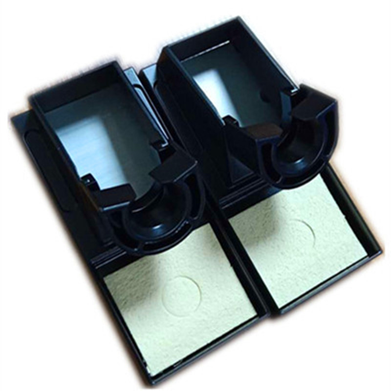 Metalni držač za lemilicu za stanice lemilice | aluminijska legura | unutarnji promjer otvora 20.0 mm | dubina utora 6.0 mm | unutarnje dimenzije utora 60×60×6 mm