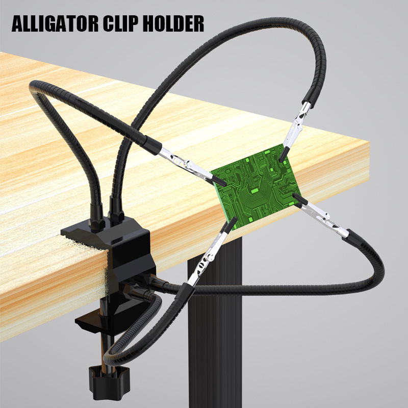 Accesorii pentru stația de rework lipire - suport universal pentru fier de lipit, 220V, 1.1 kg, model Clip holder