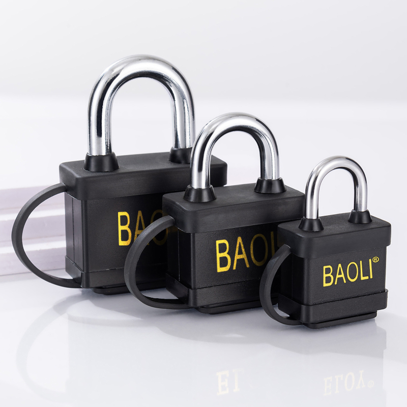 Moriyasu Klasična gumena brava za kućnu sigurnost — Nehrđajući čelik, SVP rubber-430/440/450/460, za torbe, prtljagu i ormariće