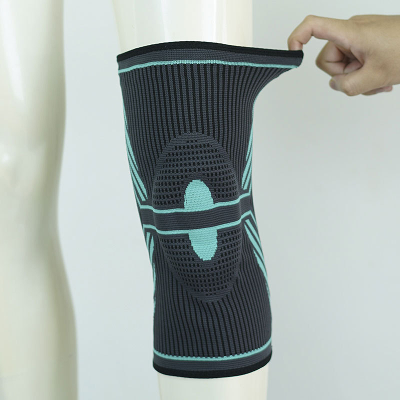 Genunchiere sportive cu corp din nylon, țesătură poliester, respirabile, antiaderente și absorbante la șocuri, pentru baschet