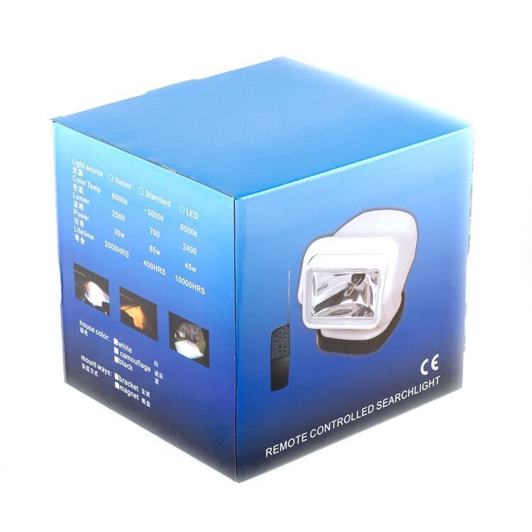 Proiector LED cu telecomandă, 50W pentru autoturisme și ambarcațiuni, 12V, 5000 lm, 6000K, LED0015