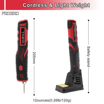 Fier de lipit profesional, fără fir, reîncărcabil, instrument de sudură, portabil pentru uz casnic și în exterior (Brand: Sailing; Sursă de alimentare: Baterie; Tip: Fier de lipit; Utilizare: Sudare; Reîncărcabil)