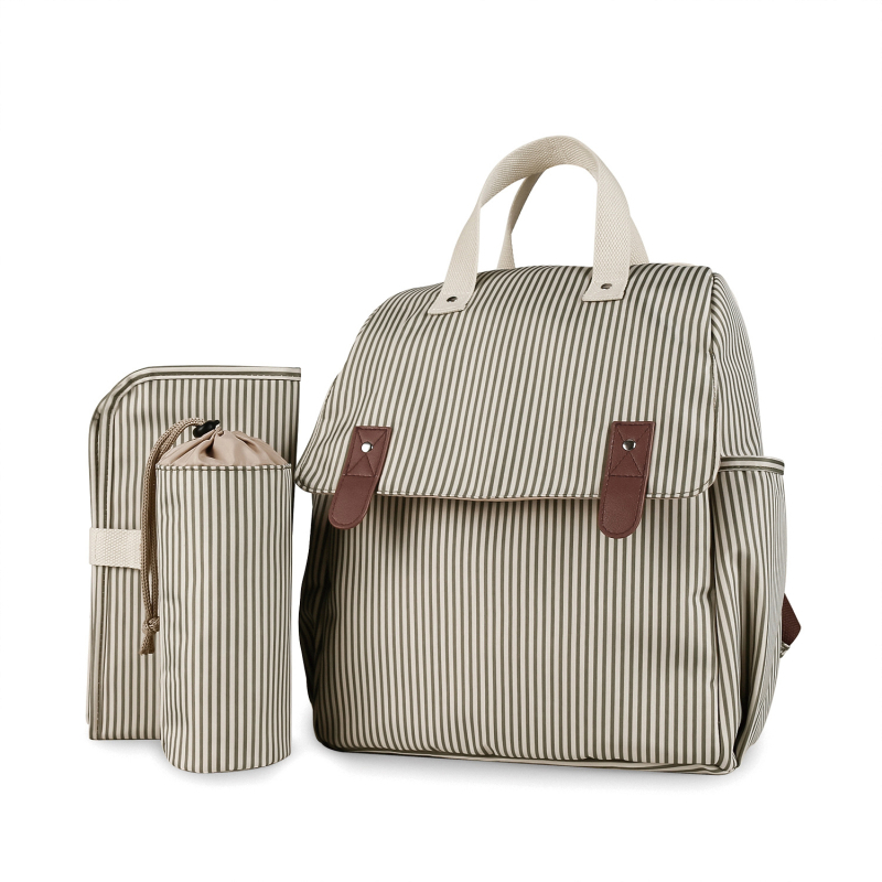 Geantă pentru mamă și bebeluș - model geometric, material poliester, căptușeală poliester, respirabil și izolație, toamna 2024