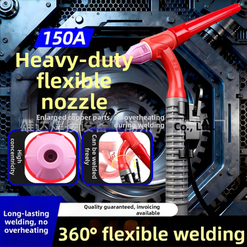 qq150A príslušenstvo k argónovému oblúkovému zváraniu, ohybný, 360° otočná široká hlava