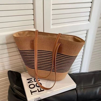 Geantă Tote unisex, material textil, Primăvara 2024, Brand Unique, Utilizare zilnică