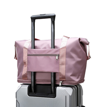 Geantă de călătorie cu capacitate mare, unisex din pânză pentru activități în aer liber, primăvara 2024