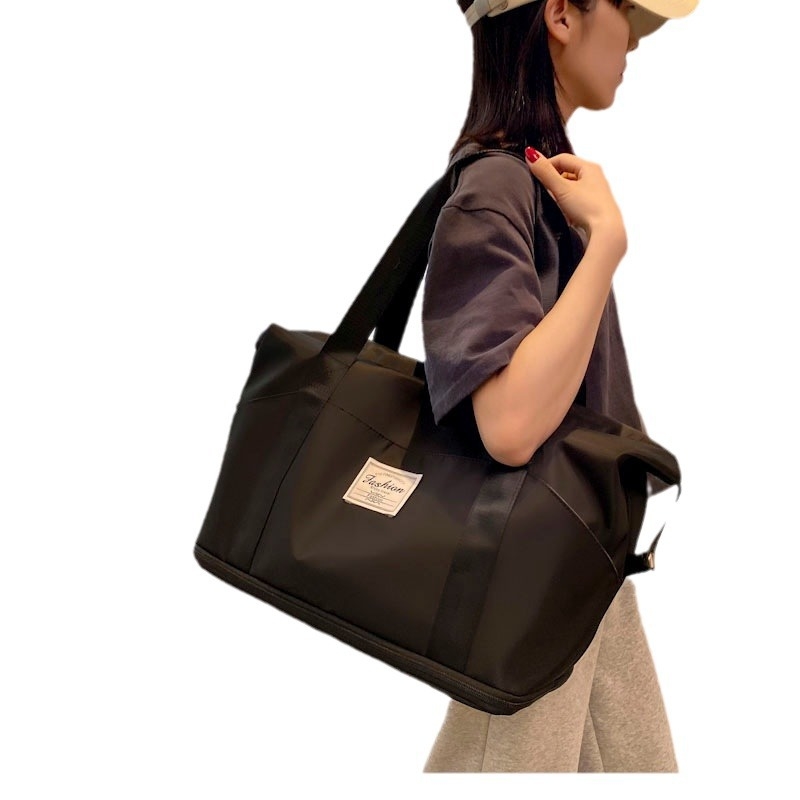 Geantă de călătorie cu capacitate mare, unisex din pânză pentru activități în aer liber, primăvara 2024