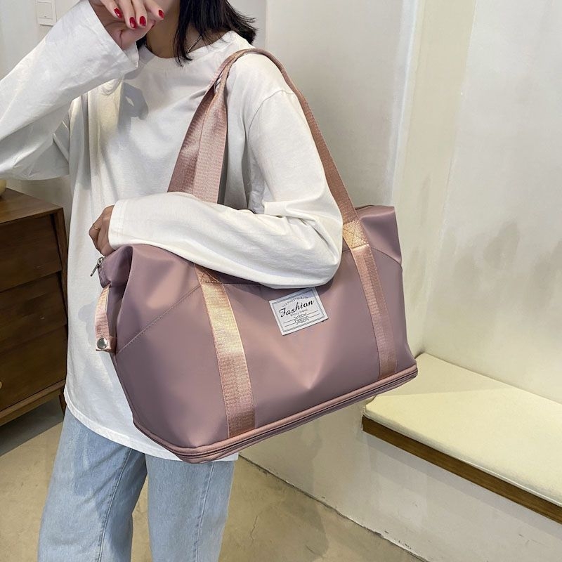 Geantă de călătorie cu capacitate mare, unisex din pânză pentru activități în aer liber, primăvara 2024