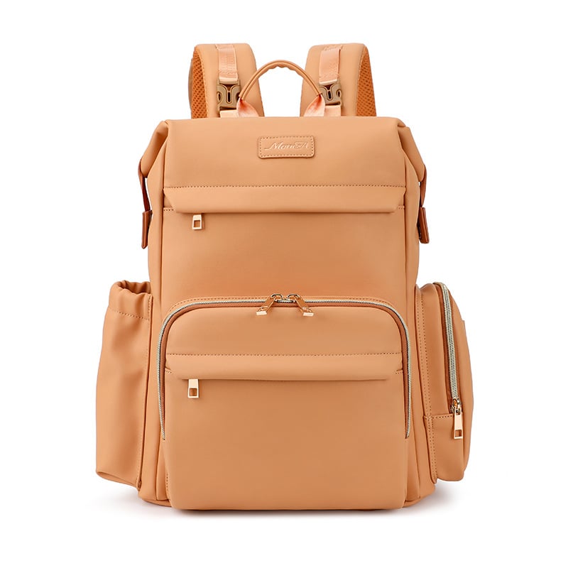 Geantă pentru sticle de bebeluș - Capacitate mare, duală ca poșetă sau rucsac, PU impermeabilă, extensibilă, separare uscat/umed, bretele cu pernă de aer