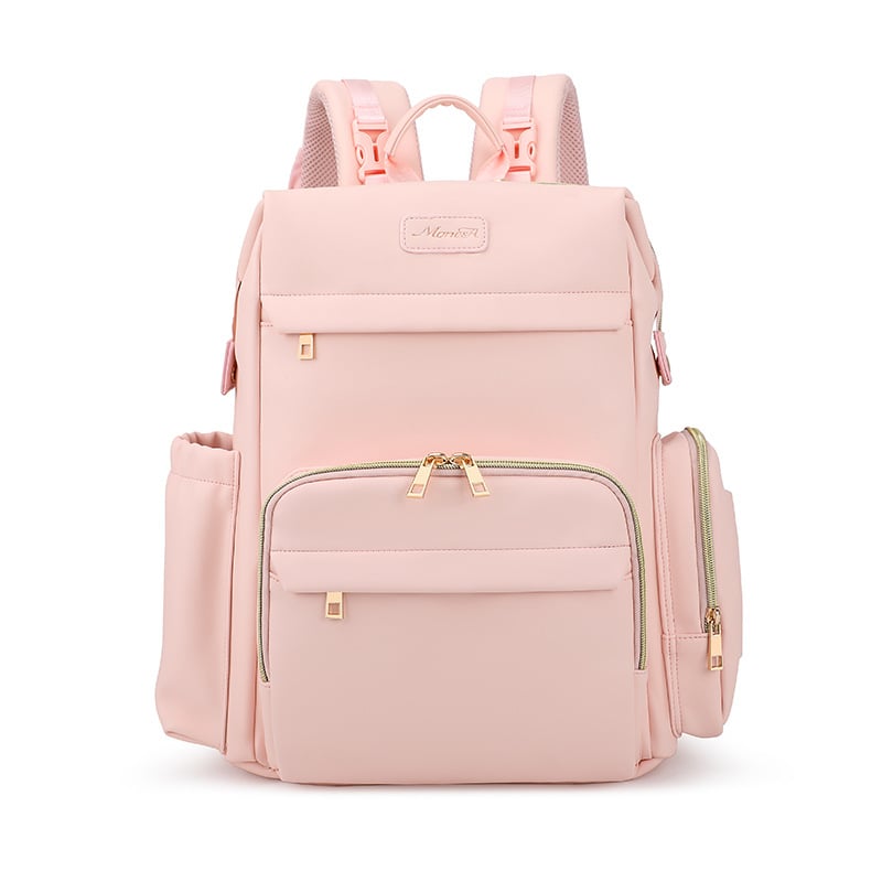 Geantă pentru sticle de bebeluș - Capacitate mare, duală ca poșetă sau rucsac, PU impermeabilă, extensibilă, separare uscat/umed, bretele cu pernă de aer