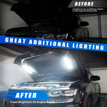 Kit LED pentru inspectarea capotei auto 12V, 3W, 5050 LED, 300 lm, 6000K