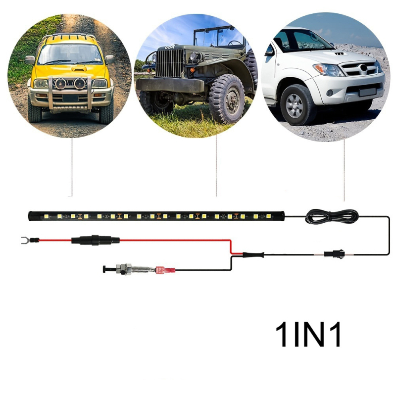 Kit LED pentru inspectarea capotei auto 12V, 3W, 5050 LED, 300 lm, 6000K