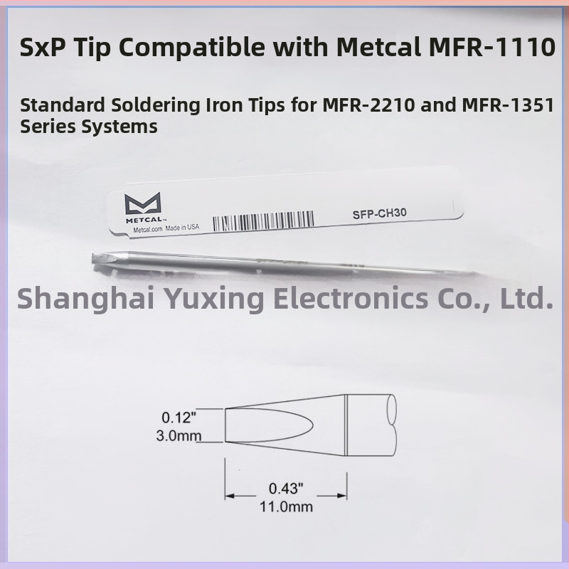 Metcal SFP-CH30 špička pájacieho hrotu typu dláto, kompatibilná s rukoväťou MFR-H1-SC2 (regulácia teploty)