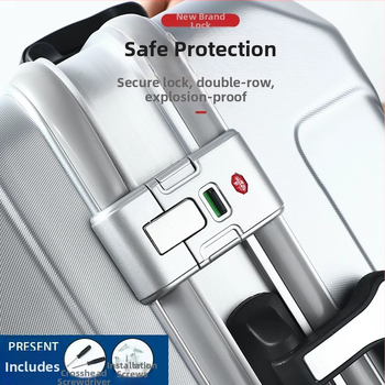 Brava za prtljagu s kutijom za lozinku, kombinacijski lok za kufre, materijal: Drugo, modern minimalistički stil (XLXSK)