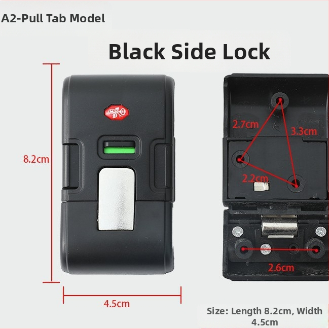 Brava za prtljagu s kutijom za lozinku, kombinacijski lok za kufre, materijal: Drugo, modern minimalistički stil (XLXSK)