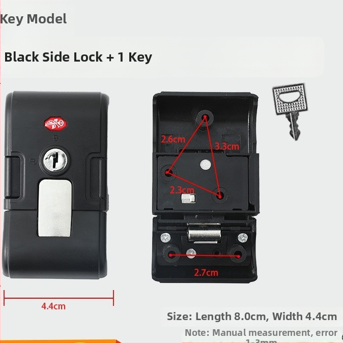Brava za prtljagu s kutijom za lozinku, kombinacijski lok za kufre, materijal: Drugo, modern minimalistički stil (XLXSK)