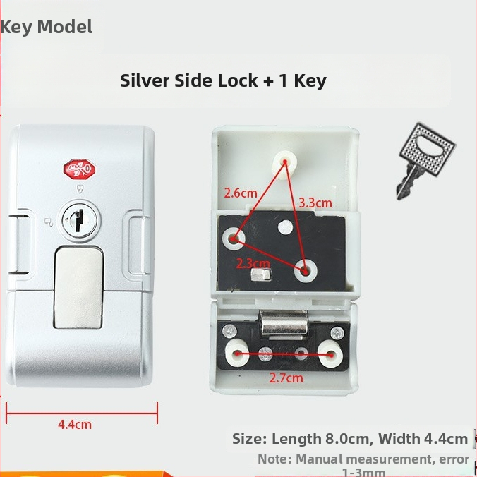 Brava za prtljagu s kutijom za lozinku, kombinacijski lok za kufre, materijal: Drugo, modern minimalistički stil (XLXSK)