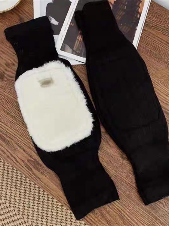 Vlnené kolenné chrániče, unisex, zimné zosilnené prevedenie, pre vonkajšie použitie, ochrana kolien