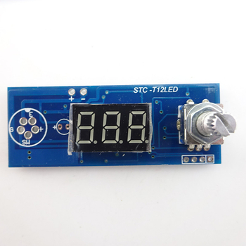 SANDLW T12 stanica na spájkovanie s digitálnym displejom – DIY súprava na spájkovanie, 12–24V DC pre elektronické spájkovanie