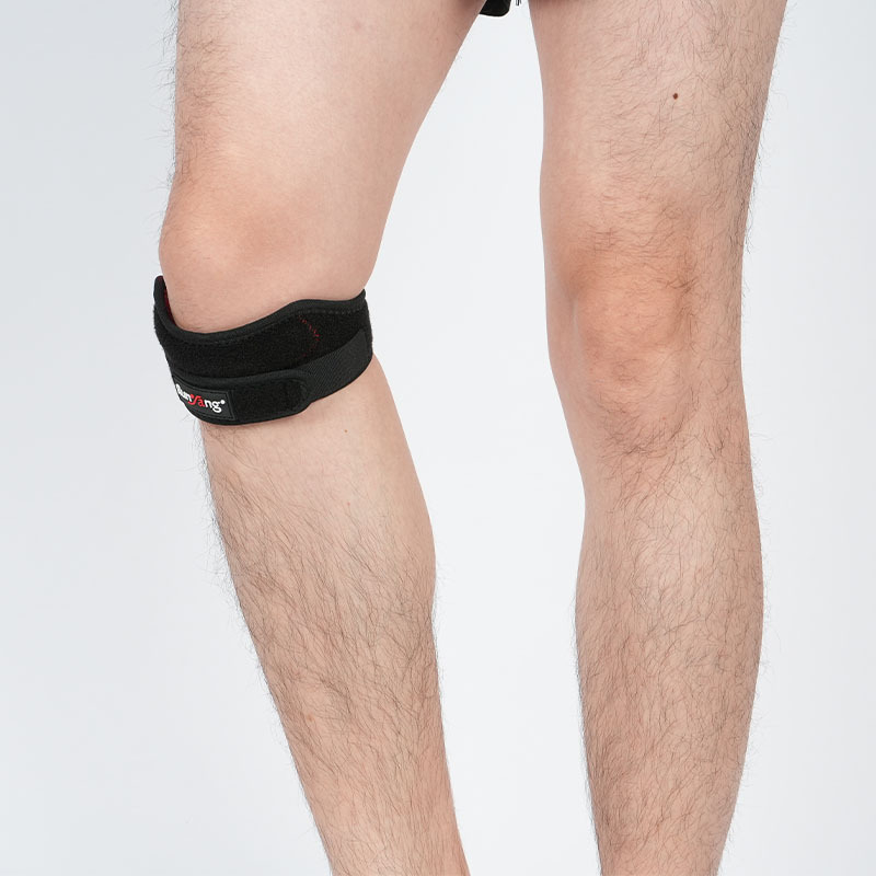 Põlvetugevuse kaitse patella-riba ja Velcroga – Spandex materjalist täiskasvanutele, sobib korvpallile, matkamiseks ja jalgrattasõidule