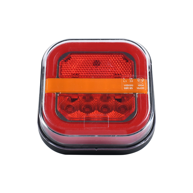 Zadnja svjetla automobila, četvrtasta hamburger svjetiljka, 12/24V, za kamione