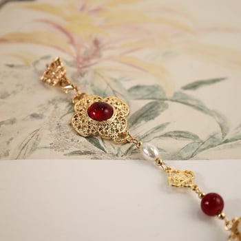 Broš u novokineskom stilu, u obliku kapljice, umjetnički retro, s inlayom, miješanim materijalima, za dekoraciju i poklon ženama