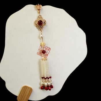 Broš u novokineskom stilu, u obliku kapljice, umjetnički retro, s inlayom, miješanim materijalima, za dekoraciju i poklon ženama