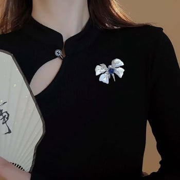 Bakrena broš s cirkonijem, životinjski oblik, mikro postavljanje, dekorativna i vjenčana, sladak stil