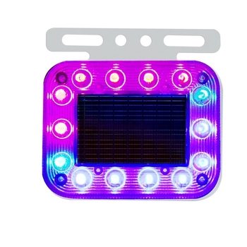 LED stražnje svjetlo na solarnu energiju, bez kabelske instalacije, širokokutni upozoravajući bljesak, za kamione i motocikle
