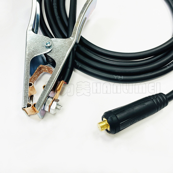 Zemljni klips za zavarivački stroj, uzemljujući kabel za TIG/argon zavarivanje, tip 10-25 priključak, marka Beautiful Welding Power