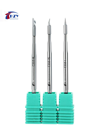 Vrhovi za lemljenje za C210/T26 — univerzalni, ravni i zakrivljeni vrhovi, dva komada