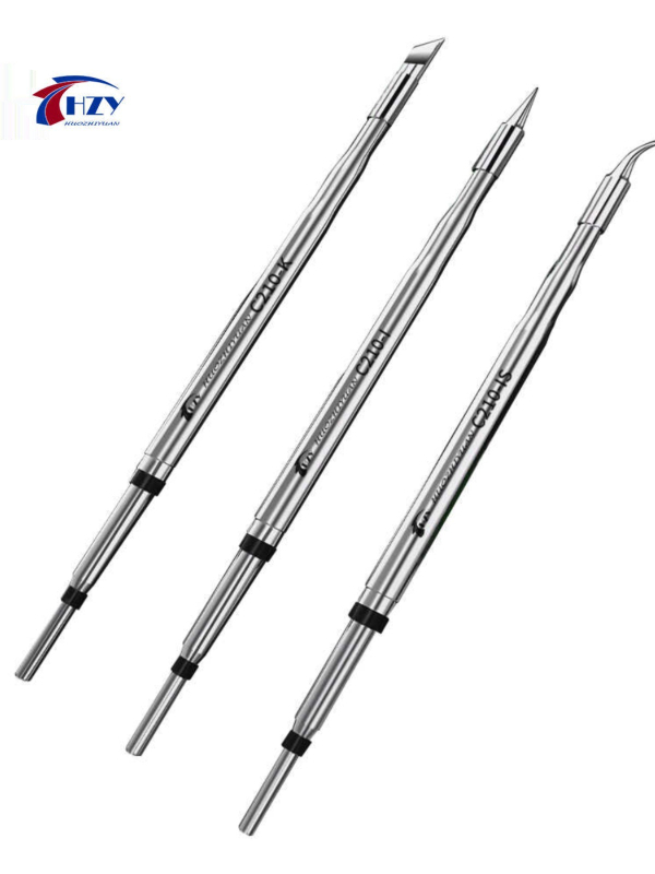 Vrhovi za lemljenje za C210/T26 — univerzalni, ravni i zakrivljeni vrhovi, dva komada