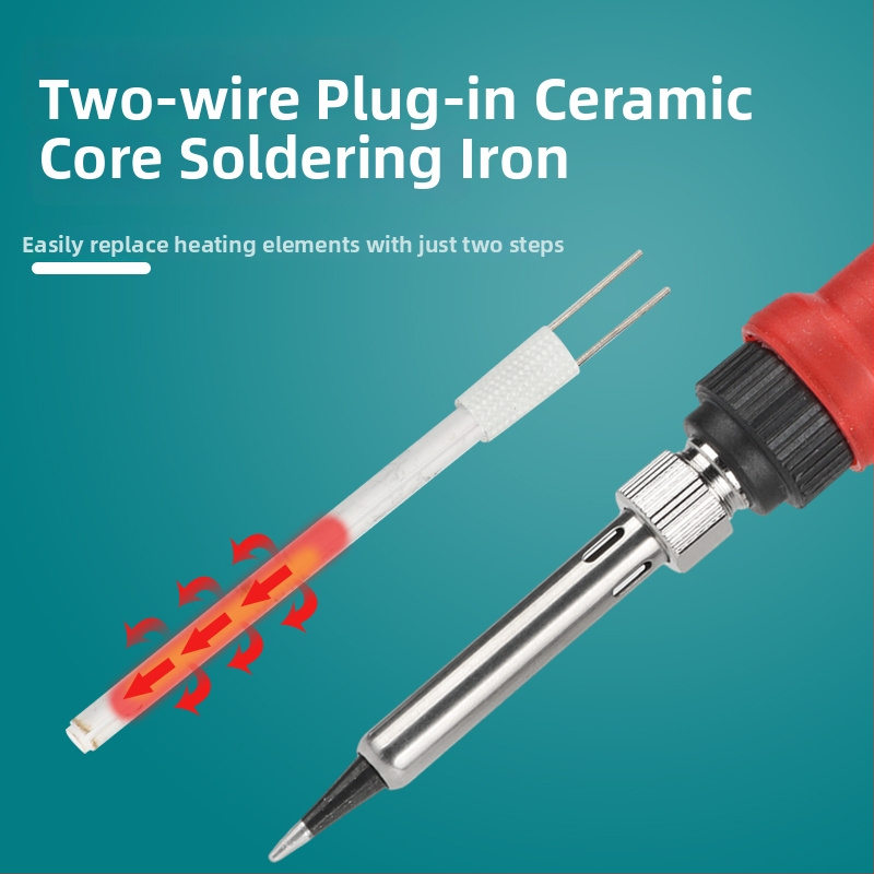 Namų naudojimui skirtas elektrinis litavimo rinkinys su litavimo geležimi ir litavimo pistoletu, profesionalios kokybės