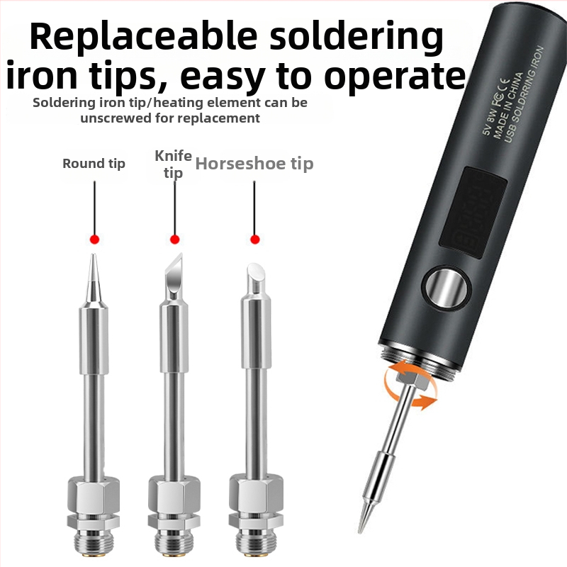 Deer Fairy digitálny displej, teplotne nastaviteľné elektrické spájkové pero, bezdrôtové nabíjanie, prenosné pre domáce použitie, vhodné na drobné opravy